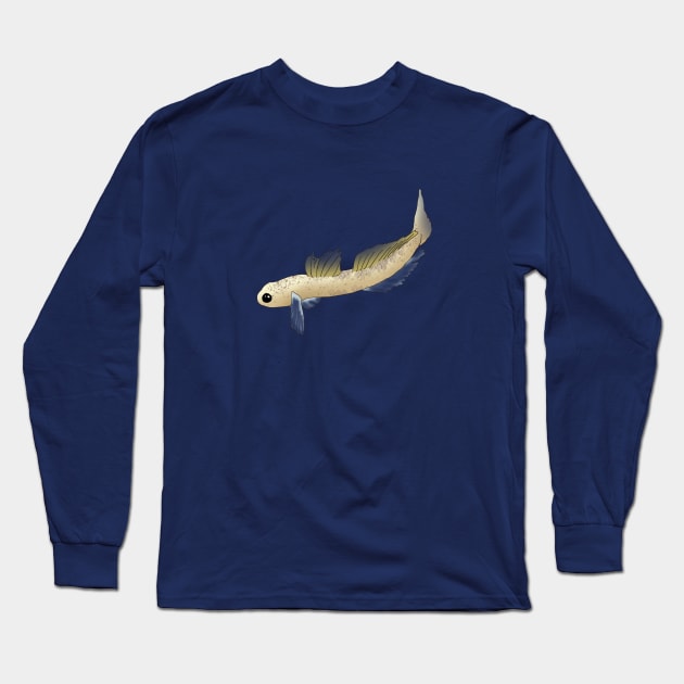 Orange Fins Tiphodon Goby Long Sleeve T-Shirt by Moopichino